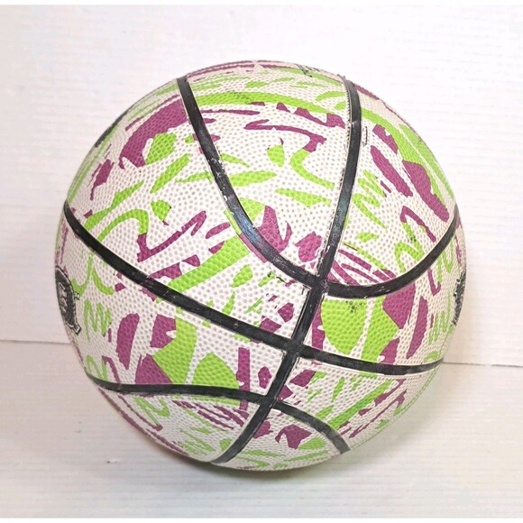 Shaq Basketball Splash Paint Official Sized 29.5" Rubber Ball Shaquille O'Neil - Picture 4 of 6